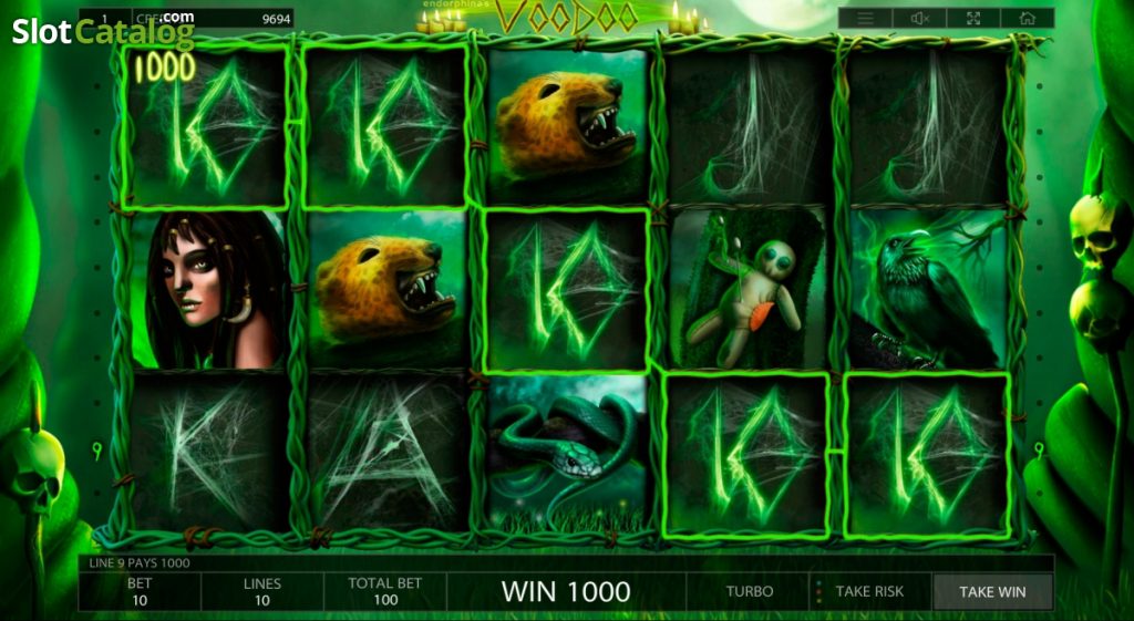 Voodoo grafički interfejs igre