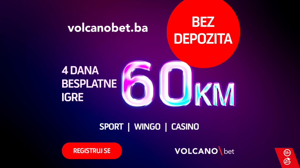 Volcanobet bonus bez depozita