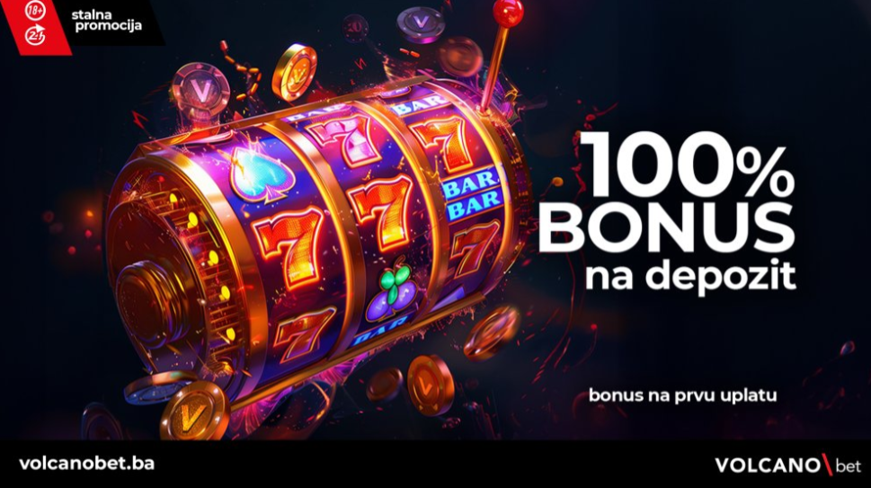 Volcanobet 100% Welcome bonus