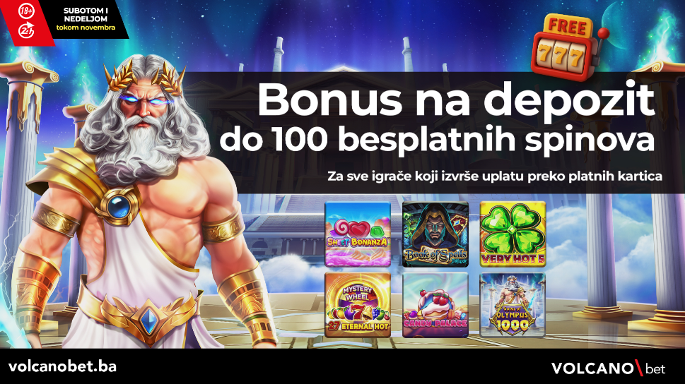 Volcanobet Bosnia Casino bonus