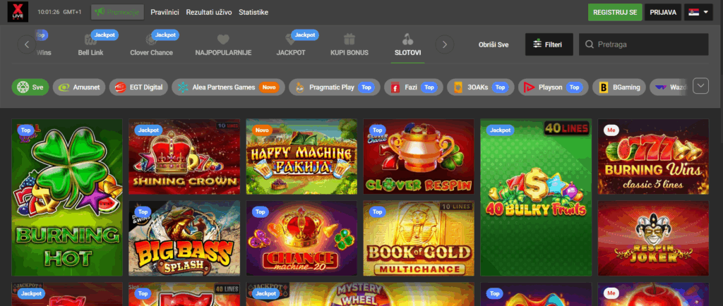 XLiveBet Bosnia Casino Slot Games