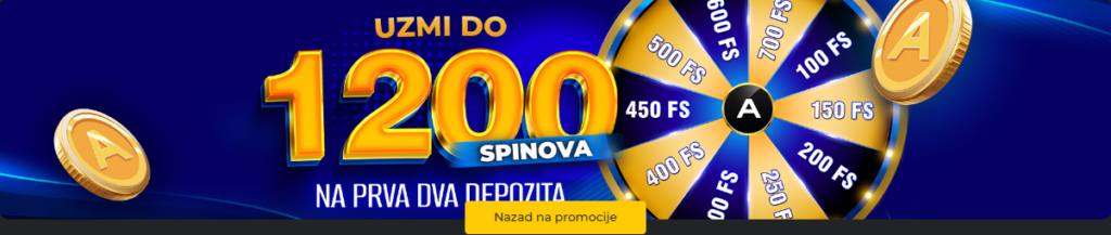 Admiralbet Free spins bonus